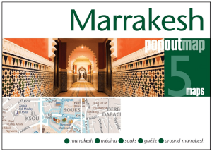 Stadskaart Plattegrond Popout map Marrakesh - Heartwood Publ.