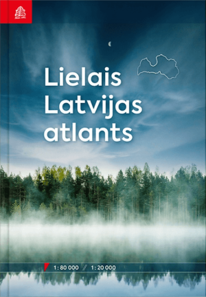 Wegenatlas Letland Baltische staten - Jana Seta Publ.