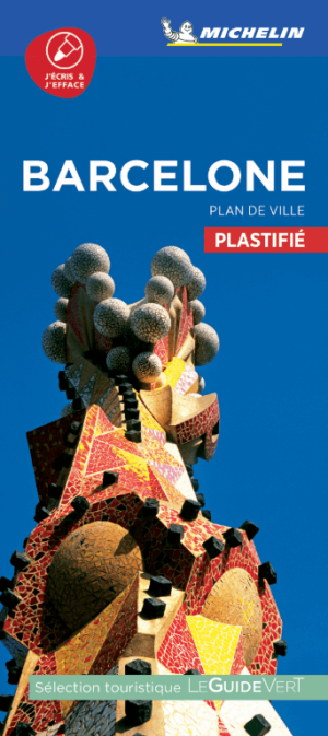 Stadskaart & plattegrond Barcelone geplastificeerd - Michelin