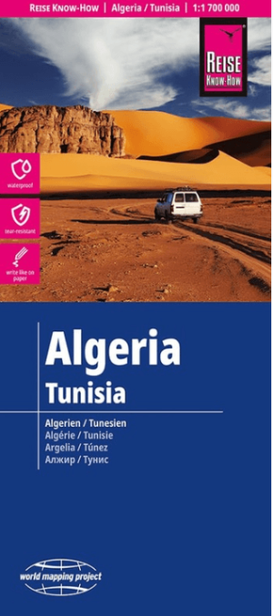 Landkaart Wegenkaart Algerije - Reise Know-how verlag