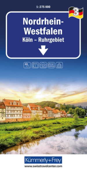 Wegenkaart 03 Nordrhein-Westfalen & Keulen-Ruhrgebiet - K&F