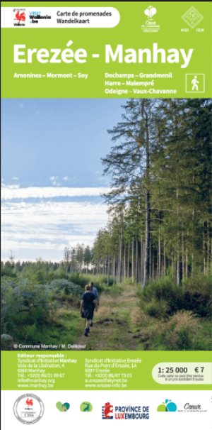 Mountainbikekaart Manhay- Erezée & Rendeux - NGI