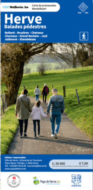 Wandelkaart Herve provincie Luik - NGI