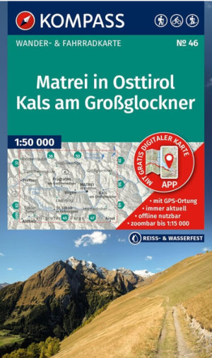 Wandelkaart 46 Matrei in Osttirol & Kals am Großglockner - Kompas