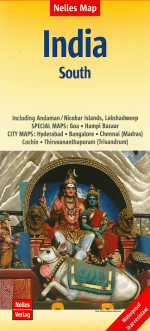 Landkaart Wegenkaart 4 India Zuid - Nelles Verlag