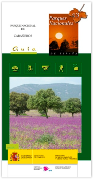 Wandelkaart 13 Parques Nacionales Cabaneros Nationaal Park - CNIG
