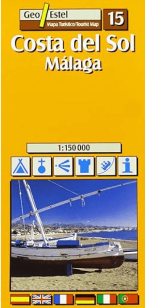Wegenkaart Toerismekaart T15 Costa del Sol & Malaga - GeoEstel