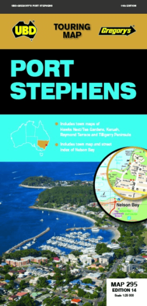 Landkaart Wegenkaart 295 Port Stephens NSW - UBD Gregory's