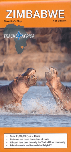 Landkaart Wegenkaart 95 Zimbabwe Zuid-afrika - Slingsby Maps