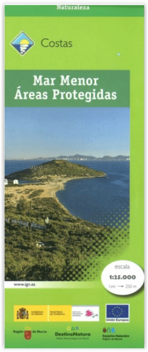 Wandelkaart T09 Mar Menor (Beschermde gebied) Murcia - CNIG
