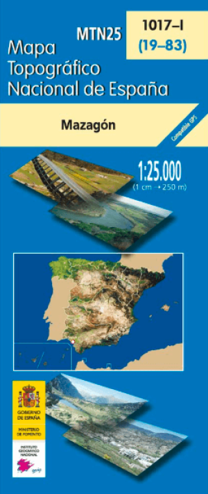 Wandelkaart 001017.1 Mazagón, Huelva Andalusië Spanje - CNIG