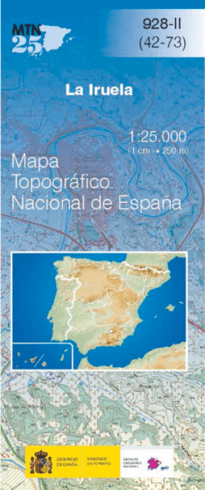 Wandelkaart 000928.2 La Iruela, Jaén, Andalusië Spanje - CNIG