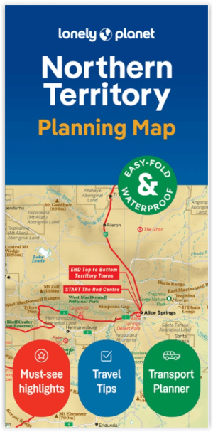 Wegenkaart Planning map Northern Territory Australia - LP
