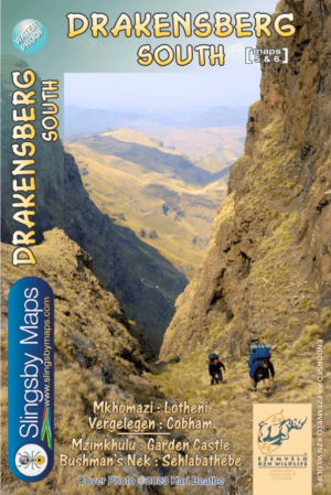 Wandelkaart 5 & 6 South Afrika Drakensberg Zuid - Slingsby Maps