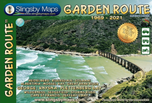 Landkaart Wegenkaart Garden Route NP Zuid Afrika - Slingsby Maps