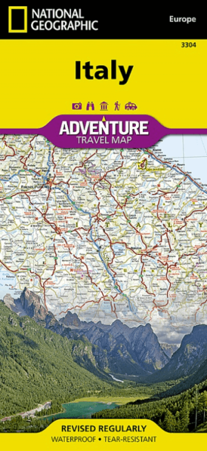 Landkaart Wegenkaart 3304 Italië - Nat Geo