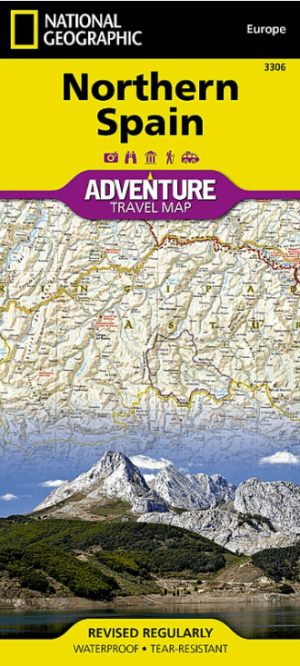 Landkaart Wegenkaart 3306 Spanje Noord - Nat Geo