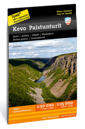 Wandelkaart 040 Tourkaart Kevo Paistunturit - Calazo