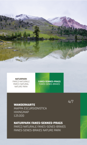 Wandelkaart 4/7 Parco Naturale Fennes-Sennes-Braies - Tabacco
