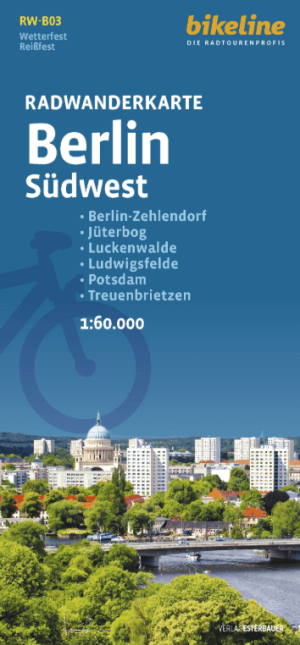 Fietstourkaart Berlijn Zuidwest - Bikeline