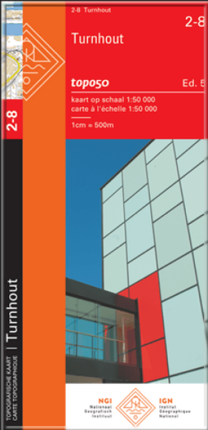 TOPO Wandelkaart 2/8 Turnhout - NGI