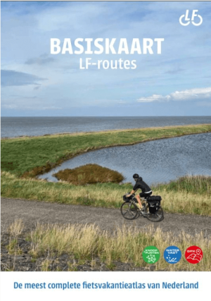 Fietskaart Nederland basiskaart LF-routes 2025-2026 - B&S