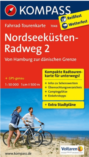 Fietskaart 7048 Nordseeküstenradweg 2 - Kompass Karten