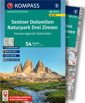 Wandelgids 5733 Sextener Dolomieten & Drei Zinnen NP - Kompass