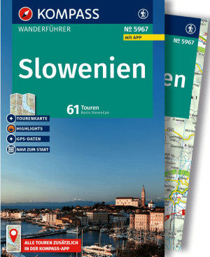 Wandelgids 5967 Slowenien 2-in-1- Kompass