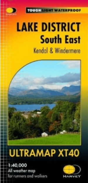 Wandelkaart Lake District South-East XT40 - Harvey Maps