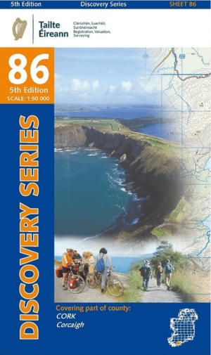 Wandelkaart 86 County Cork (Bandon) - OSI