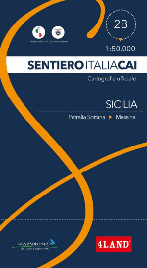 Wandelkaart 2B Sentiero Italia Sicilia - 4Land