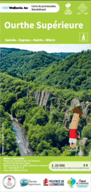 Wandelkaart Ourthe Supérieure - NGI
