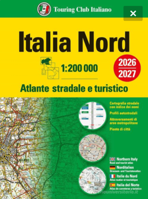 Wegenatlas Italy North 2026/27 - Atlante stradale Nord - TCI