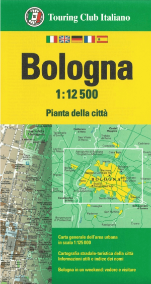 Stadskaart Plattegrond Bologna Emilia-Romagna - TCI