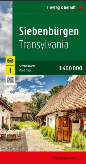 Landkaart Wegenkaart Transsylvanië Romenia - Freytag & Berndt