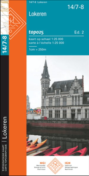TOPO Wandelkaart 14/7-8 Lokeren - NGI