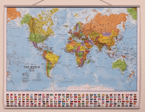 Plano Politieke Wereldwandkaart 68 x 53 - Lovell Johns