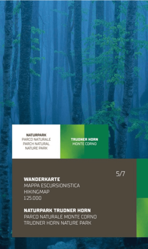 Wandelkaart 5/7 Monte Corno Parco Naturale - Tabacco
