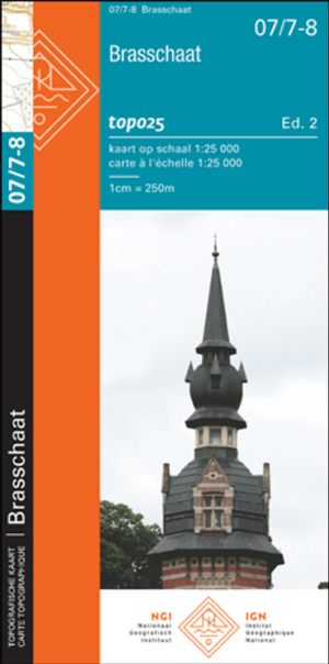 TOPO Wandelkaart 07/7-8 Brasschaat Awtwerpen - NGI