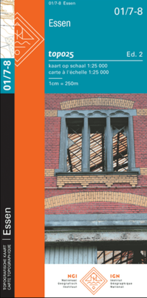 TOPO Wandelkaart 01/7-8 Essen Antwerpen - NGI