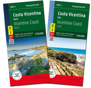 Wandelkaart WKP4 Rota Vicentina Z.W. Portugal - Freytag & Berndt