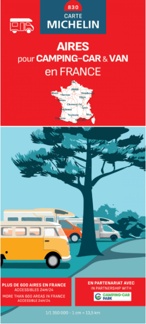 Carte Nationale Aires pour Camping car & Van - Michelin