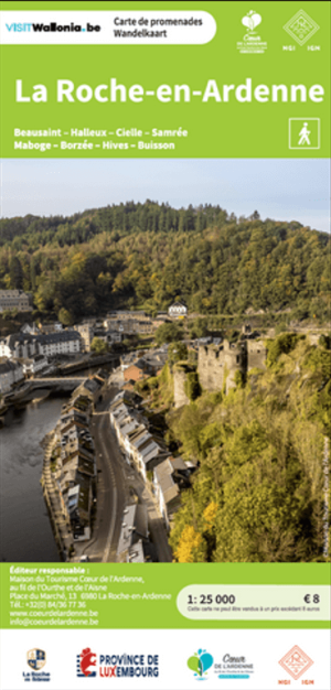 Wandelkaart La Roche-en-Ardenne - NGI
