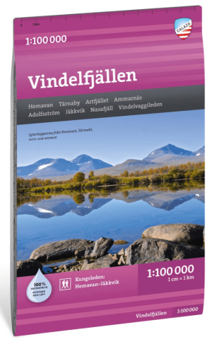 Wandelkaart Bergkaart 090 Vindelfjällen Västerbotten - Calazo
