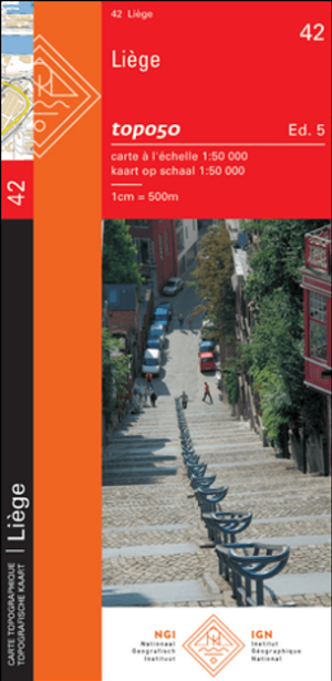 TOPO Wandelkaart 42 Luik - NGI