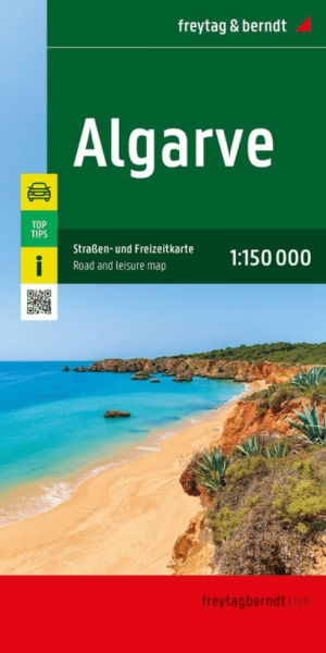 Landkaart Wegenkaart T10 Algarve Portugal - F&B