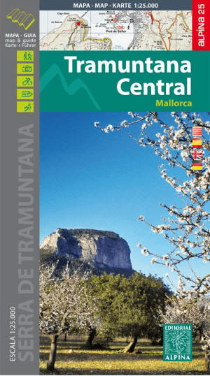 Wandelkaart Mallorca & Tramuntana Centraal - GR11 - Ed. Alpina