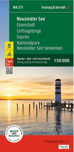 Wandelkaart Neusiedler See, Eisenstadt, Leithgebirge - F&B