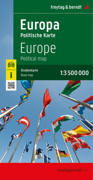 Landkaart Politieke Wegenkaart Europa - Freytag & Berndt